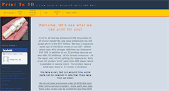 Desktop Screenshot of printo3d.com